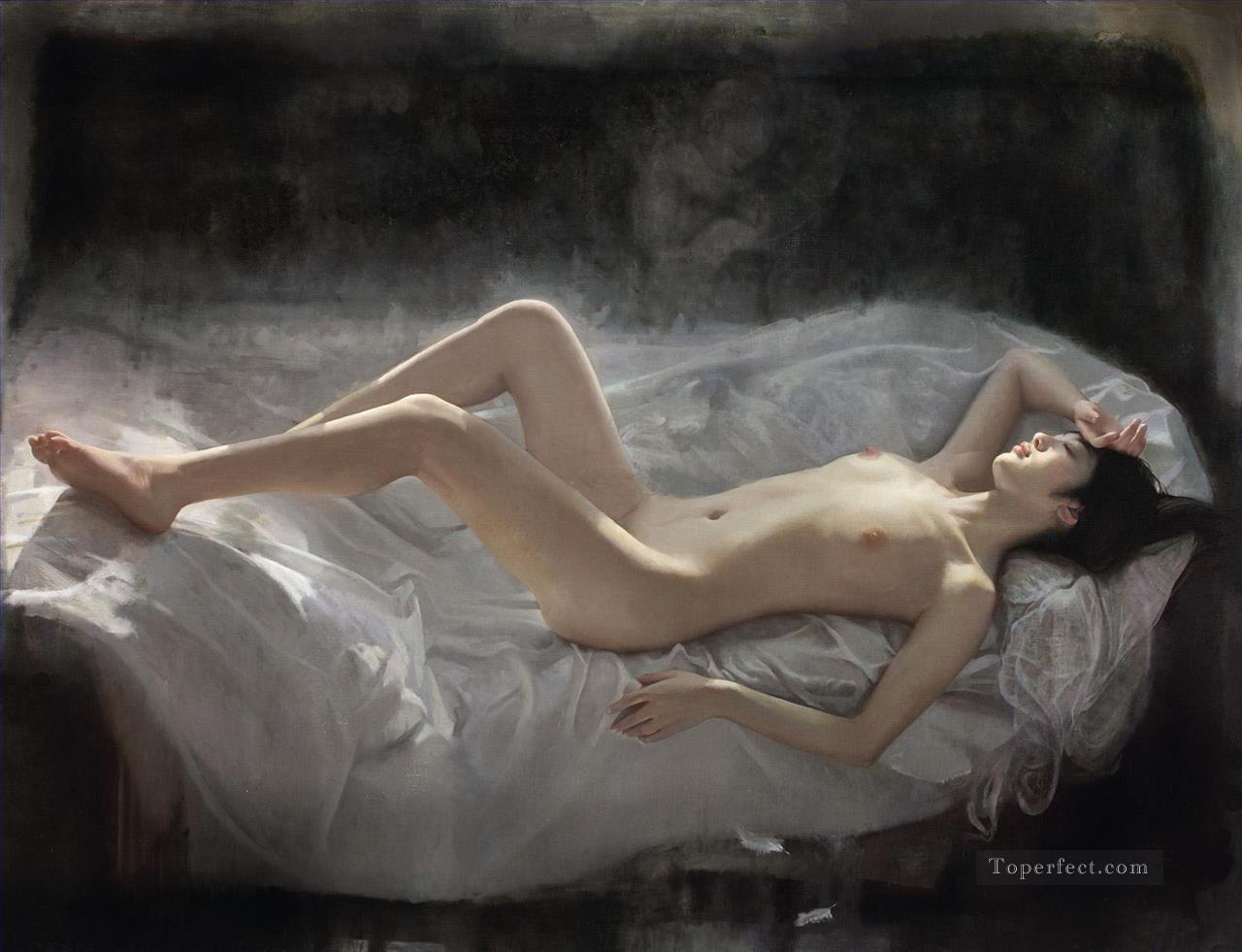 Borders Chinese Girl Nude Oil Paintings